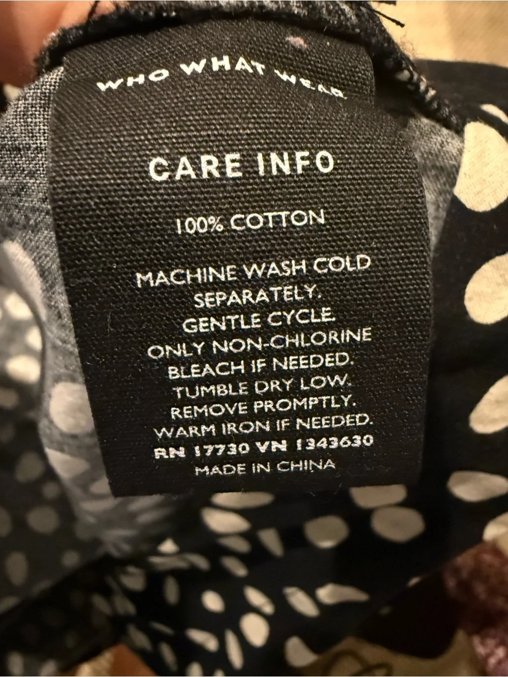 NWT Who What Wear Black and White Polka Dot Maxi Dress - Picture 5 of 5